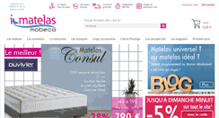 Desktop Screenshot of i-matelas.com